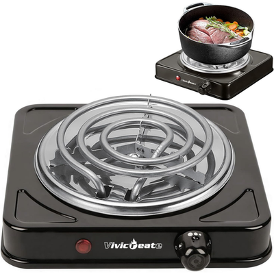 #ad Electric Hot Plate Portable Countertop Cooktop 110V Extra Burner Single Coil $15.99