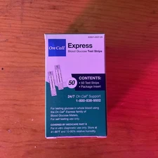 On Call Express Blood Glucose Test Strips