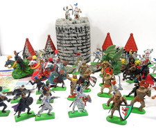 Britains Ltd 1971 1987 Deetail Knights Turks Horses Medieval Crusaders Vtg Lot