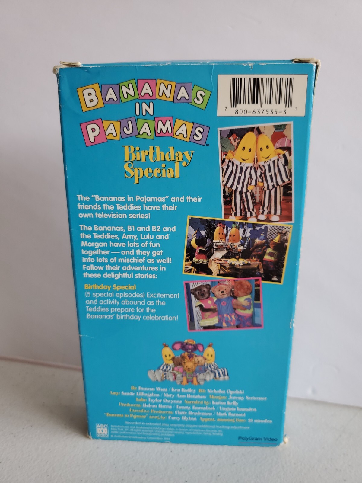 Bananas in Pajamas Birthday Special VHS 1996 Polygram 780063753531 eBay