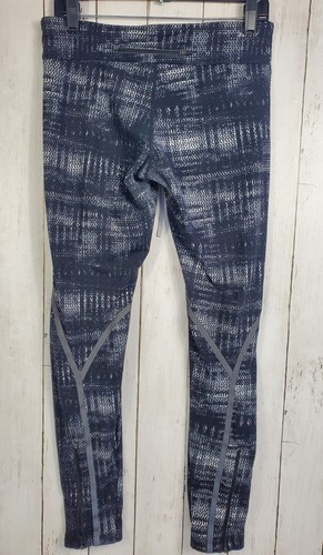 Nike Luxe Leggings Reflective Womens Sz L Large Running Ankle Zip Up 583156-011  - Foto 5 di 15