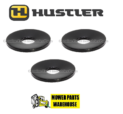 #ad 3 NEW GENUINE OEM HUSTLER 782474 MOWER BLADE WASHERS RAPTOR SD X ONE BELL WASHER $22.95