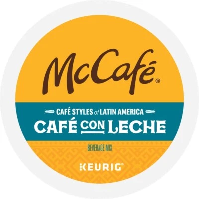 McCafé Café con Leche, K-Cups, 60 Count - Bulk Stock
