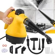 Pressurized Handheld Multi-Surface Steamer Steam Cleaner with 10pc Cleaning Kit