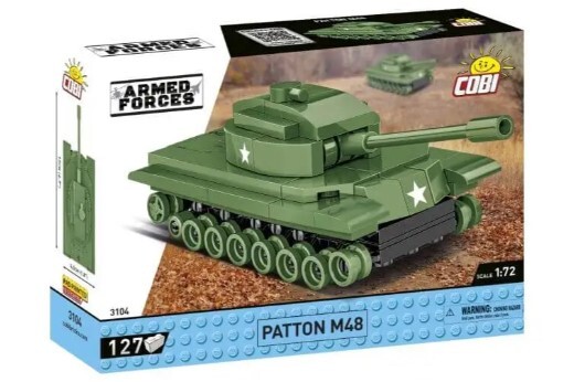 COBI - Carro armato PATTON M48 - 127 pezzi - 1/72 - COB3104