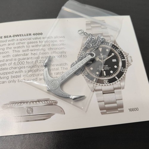 Rolex Submariner Anchor 1220 m 4000 ft Japan Sea Dweller Anchor For 16600 16660