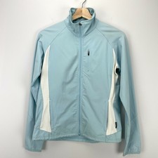 Pro Cam-fis Womens Light Blue Full Zip Up Jacket Size Small