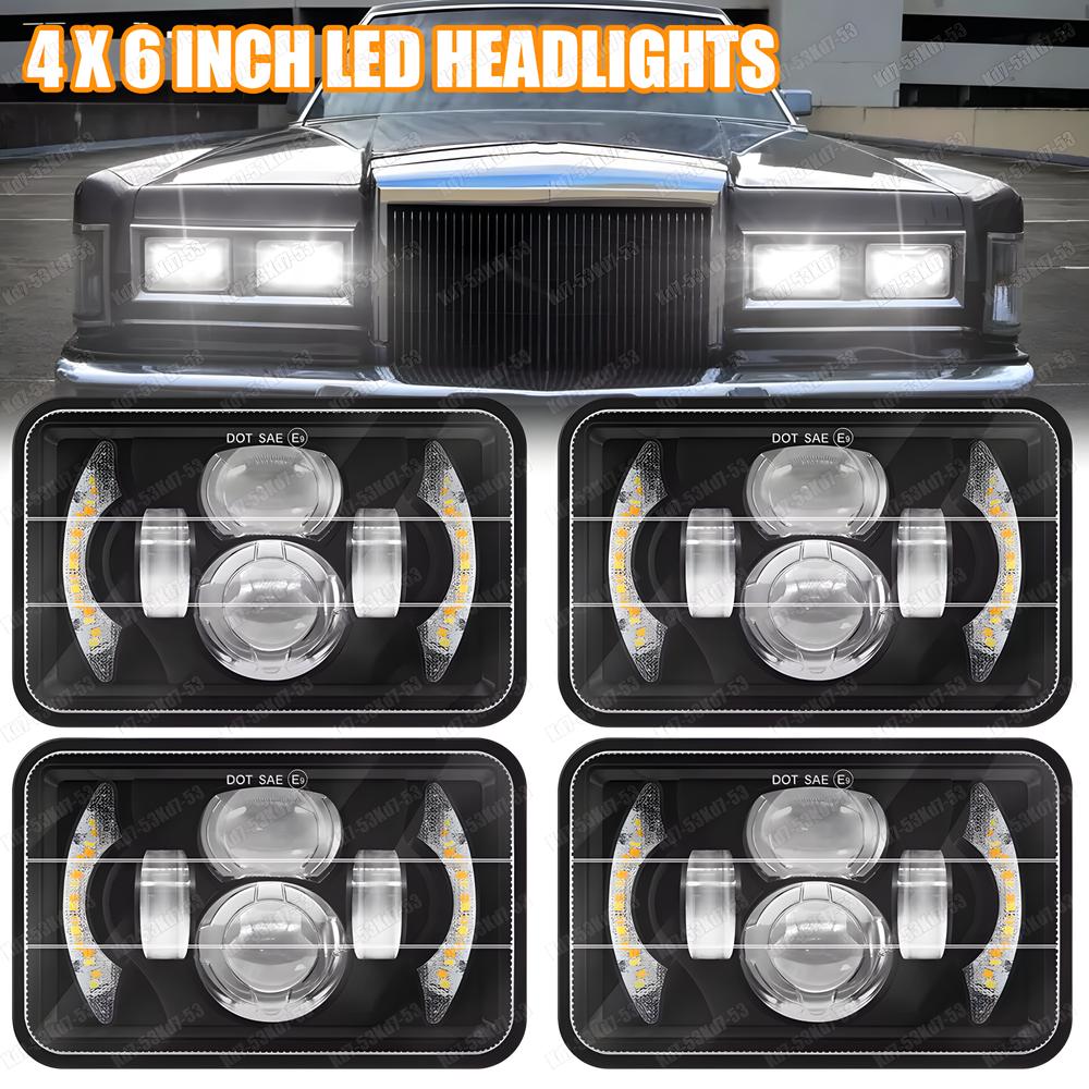 4Pcs For Lincoln Town Car 1981-1989 4x6