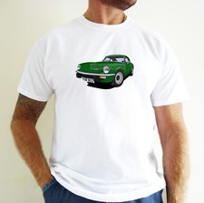 TRIUMPH GT6 CAR ART T-SHIRT. PERSONALISE IT! 