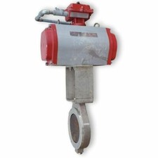 Used 8" Bray Series 50 Butterfly Valve with actuator