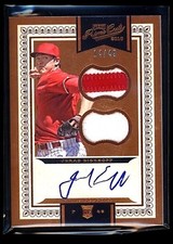 JERAD EICKHOFF RC 2016 PANINI PRIME CUTS DUAL 2 COLOR PATCH AUTO#14/49-PHILLIES