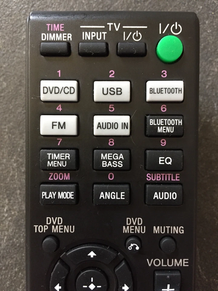 SONY RM-AMU214 SYSTEM AUDIO CMT-SBT40D HCD-SBT40D GENUINE CLEANED TESTED WORKING - Image 2 of 4