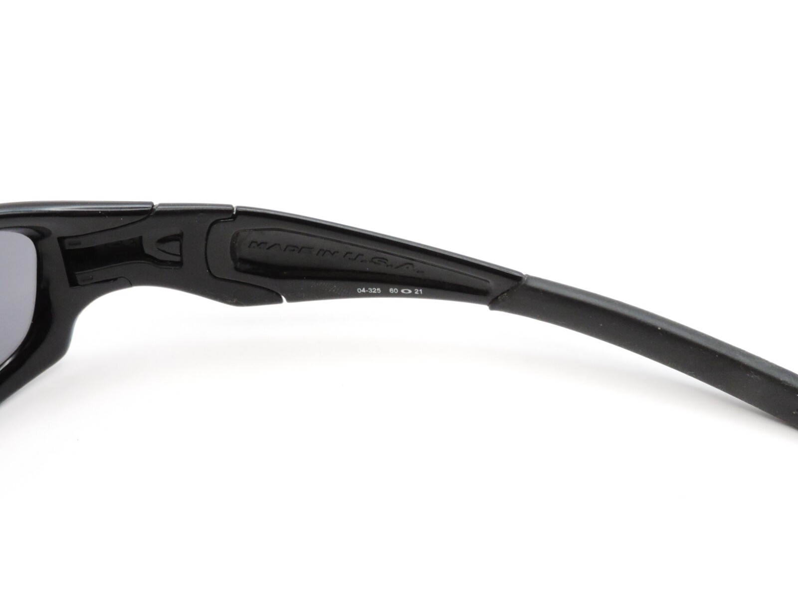 OAKLEY STRAIGHT 04-325 RECTANGULAR SUNGLASSES BLA… - image 4