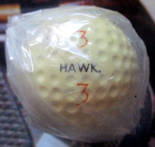 vtg - HAWK Golf Ball - Wrapped - British Size 1.62 - new