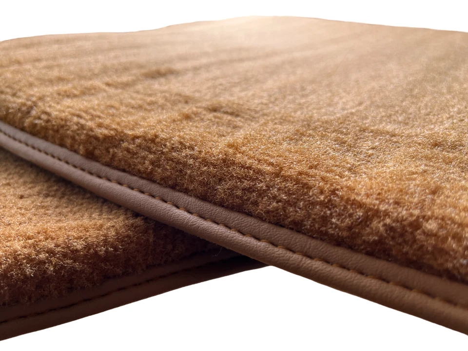 Juego de alfombras alfombras para Mercedes SL107 R107/W107 goma talón ahorradores dattel Foto 3 de 4