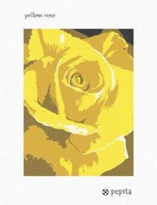 Yellow Rose Needlepoint Kit or Canvas