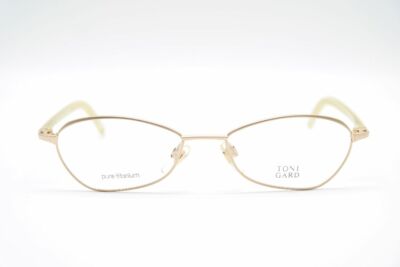 Toni Gard 14311-600 51[]17 130 Gold Oval Glasses Frame Eyeglasses New