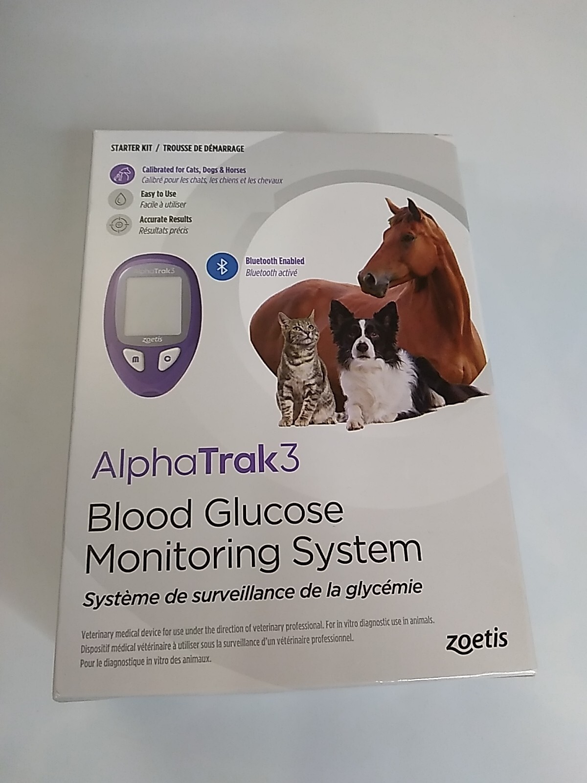 AlphaTRAK 3 Pet Blood Glucose Monitoring Kit for Diabetic Cats,
