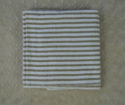 Dwell Studio for Target Stripes Baby Receiving Blanket Polka Dot White Tan  Brown