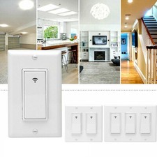 WiFi Smart Switch Wall Light Switch 1/2/3 Gang for Amazon Alexa Google IFTTT