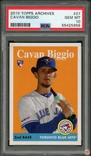 2019 TOPPS ARCHIVES CAVAN BIGGIO #27 PSA 10 POP 81 (956)