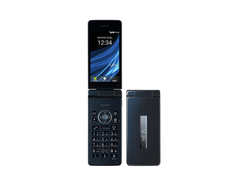 SHARP AQUOS KEITAI 3 8GB 1GB RAM Factory Unlocked Flip Phone 3.4
