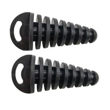 Exhaust Bung Wash Plugs Black for Yamaha YZ250F YZ450F (All)