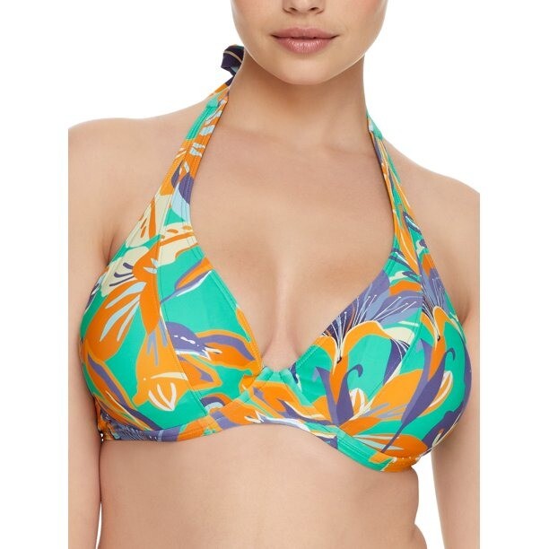 Sunsets WATER LILY Muse Halter Bikini Swim Top, US 34DD, UK 34DD