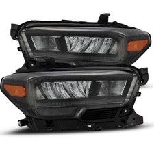 For 16-23 Tacoma TRD Led Headlight Alpha Black LED  Alpharex