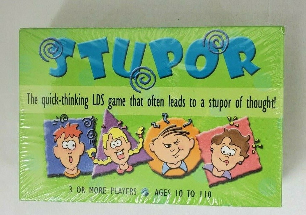 Stupor Quick Thinking Card Game Great for Fun Family Night LDS
