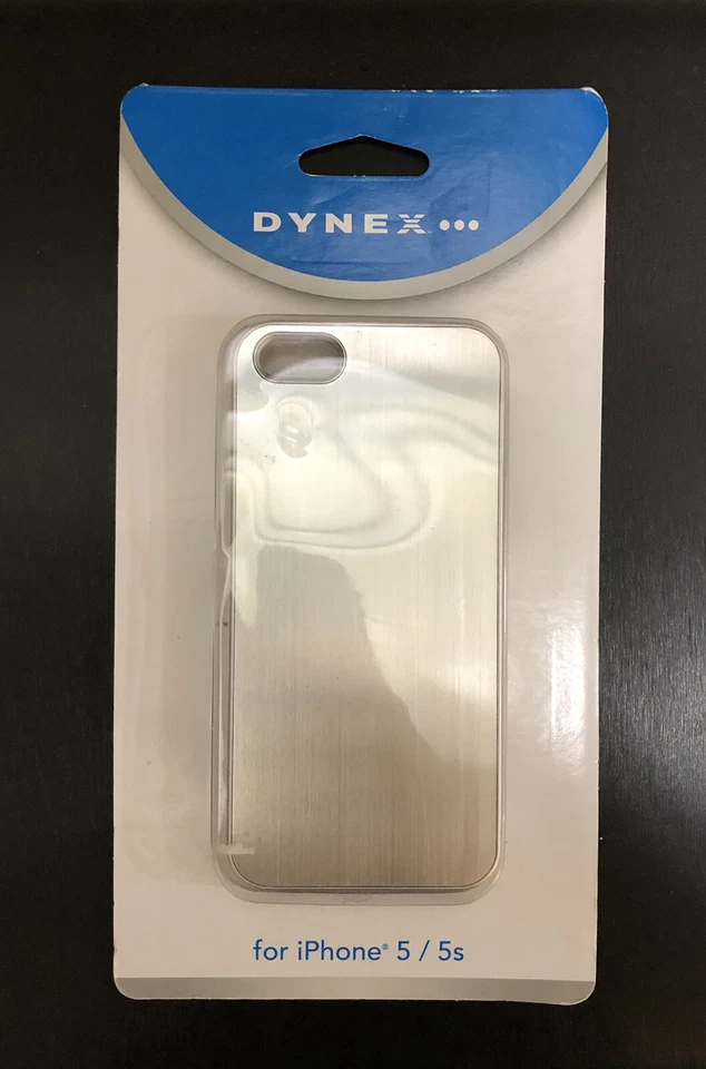 2 fundas plateadas para iPhone 5/5S nuevas en caja de Dynex Foto 2 de 3