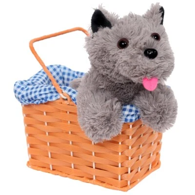 ILOVEFANCYDRESS TOTO STYLE DOG IN BASKET DOROTHY WORLD BOOK DAY FANCY DRESS COSTUME OUTFIT PROP