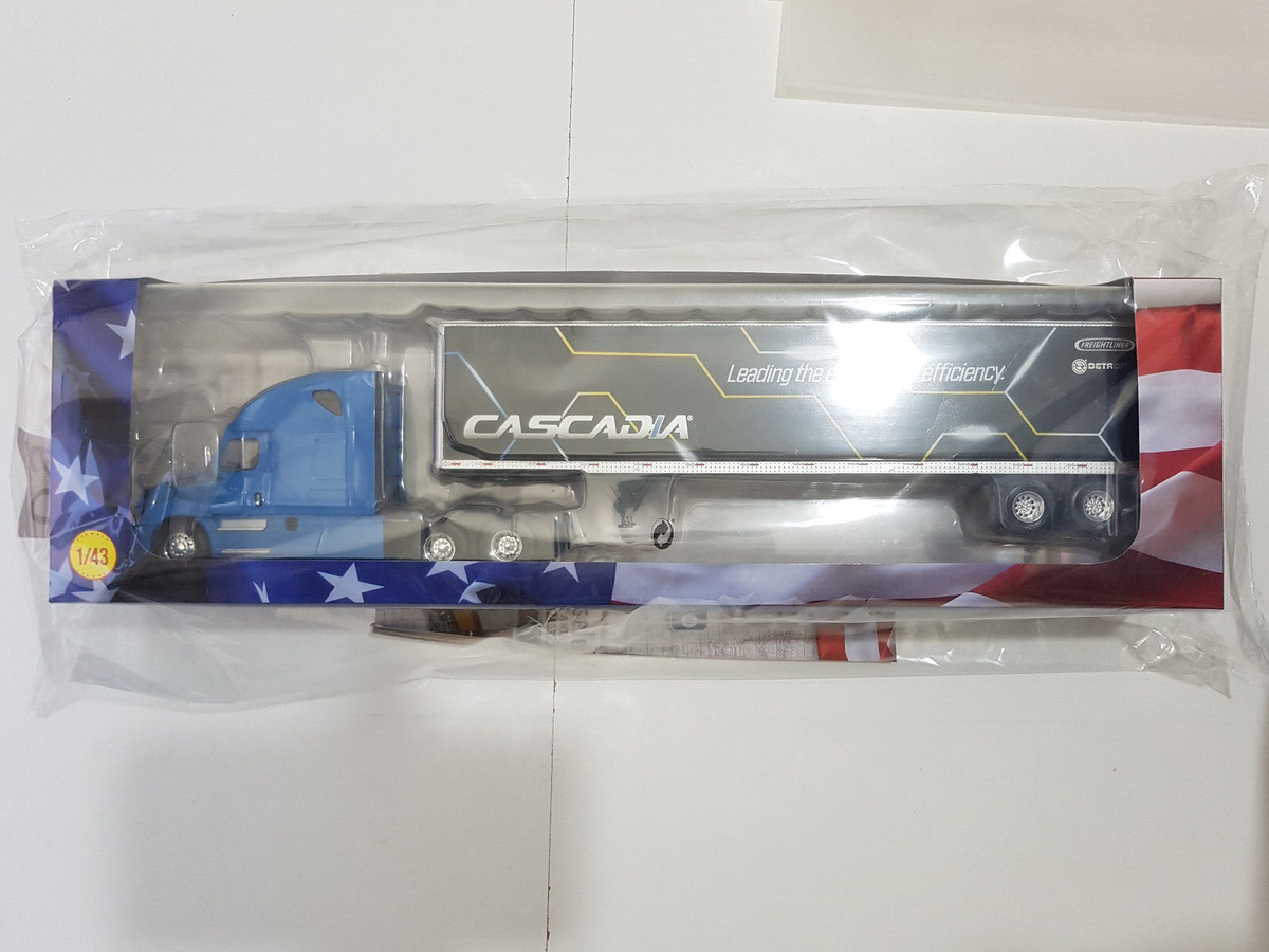 Freightliner Cascadia truck trailer 1/43 SEALED diecast 2016