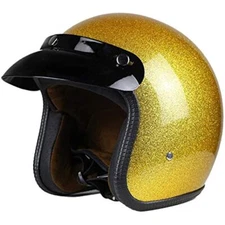 Motorcycle Helmet 3/4 Open Face helmet Shining Helmets Street Bike DOT
