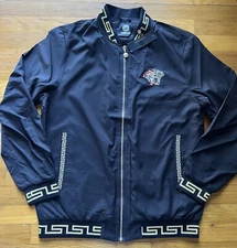Mens Versace  Jacket Black/Gold Size L NEW Check Description