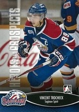 #80 Vincent Trocheck - Saginaw Spirit - 2012-13 In The Game Heroes and Prospects