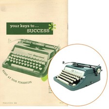 Underwood Universal Quiet Tab Typewriter Instruction Manual Antique Vtg User thumbnail