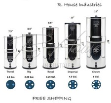 Berkey Water Filter System With 2 Black BB9-2...