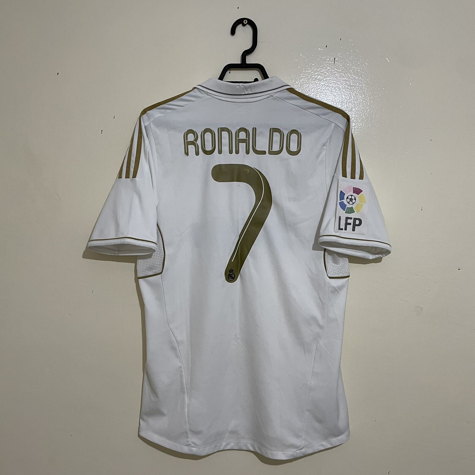 Real Madrid 2011-2012 Ronaldo Home Jersey Shirt Size M Men Kit Camiseta