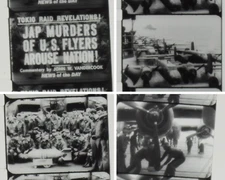 1942 WW2 Tokyo Raid Hoshu Japan Naval Air Attack Bomb Project 16mm Film Reel