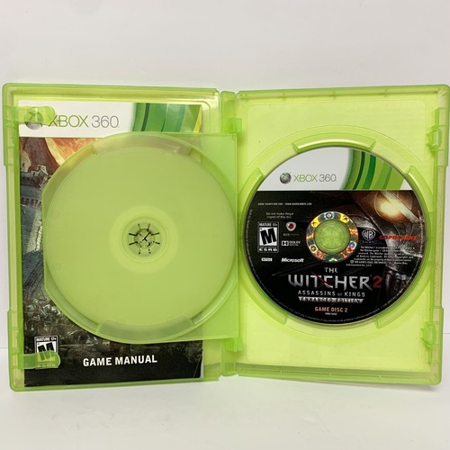 The Witcher 2 Enhanced Edition (Xbox 360) BOTH DISCS Tested CIB Complete - Picture 4 of 4