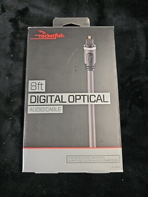 Rocketfish 8ft Digital Optical Audio Cable 