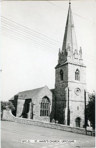 REAL PHOTOGRAPHIC POSTCARD OF ST MARY'S CHURCH, UFFCULME, (NEAR TIVERTON), DEVON - Foto 1 di 2