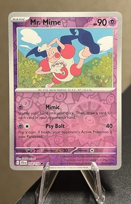 Mr. Mime 058/159 Common Journey Together Pokemon Reverse Holo Near Mint