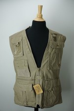 Banana Republic VINTAGE Mill Valley Safari Cotton Vest Sz L BRAND NEW RARE