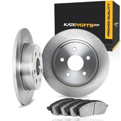 For Hyundai Venue 2020 2021 Brake Rotor Set Rear | Cast Iron | Vented | 5 Lug