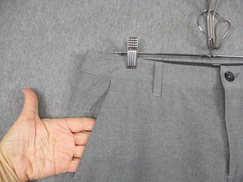 Pantalones Vuori Para Hombres Pequeños Gris Rendimiento Elastizados Informales Golf Viaje V431-S Foto 4 de 4