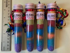 Bath Salts Set Of 4 Oily Blends Made In USA Birthday Cake Gift
