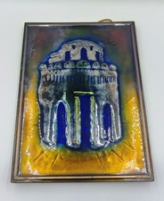 Studio Laurana Pesaro - Franco Bastianelli - Placca  in rame a sbalzo smaltato