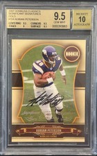2007 Donruss Classic Gold Signature Auto Adrian Peterson Rookie BGS 9.5 #’d /100